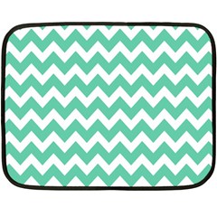 Chevron Pattern Gifts One Side Fleece Blanket (mini) by GardenOfOphir