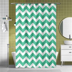 Chevron Pattern Gifts Shower Curtain 48  X 72  (small)  by GardenOfOphir