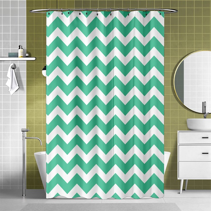 Chevron Pattern Gifts Shower Curtain 48  x 72  (Small) 