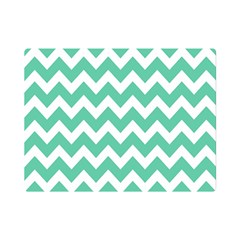 Chevron Pattern Gifts One Side Premium Plush Fleece Blanket (mini) by GardenOfOphir