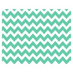 Chevron Pattern Gifts One Side Premium Plush Fleece Blanket (medium) by GardenOfOphir