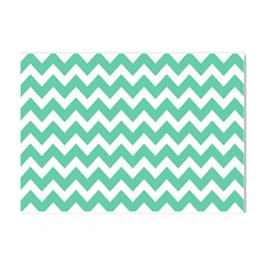 Chevron Pattern Gifts Crystal Sticker (a4) by GardenOfOphir