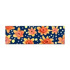 Flowers And Polka Dots Watercolor Sticker Bumper (100 Pack) by GardenOfOphir