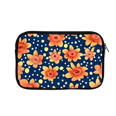 Flowers And Polka Dots Watercolor Apple Macbook Pro 13  Zipper Case by GardenOfOphir