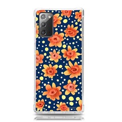 Flowers And Polka Dots Watercolor Samsung Galaxy Note 20 Tpu Uv Case by GardenOfOphir