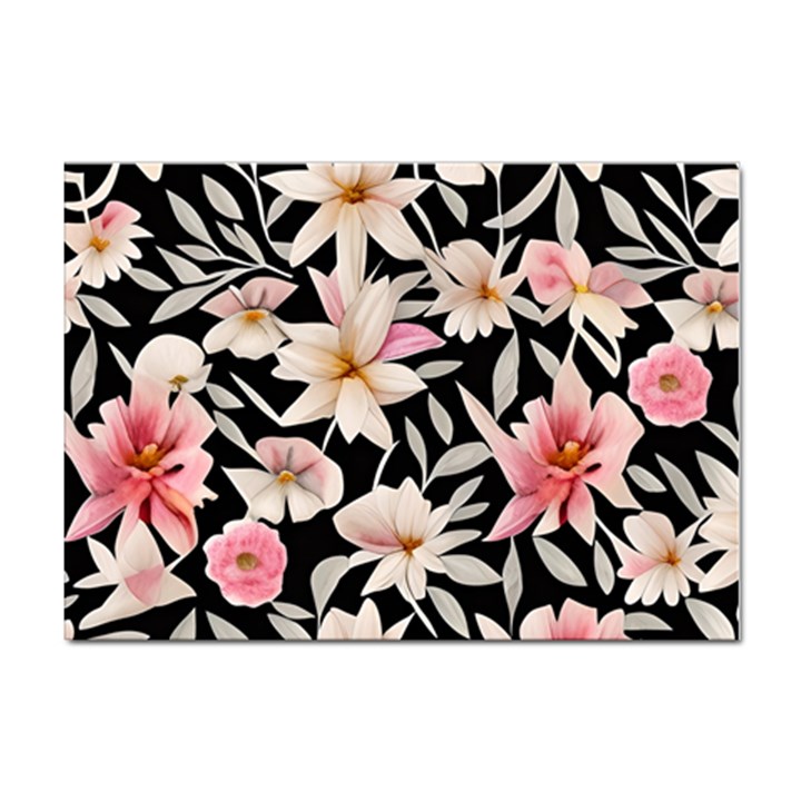 Botanical Flowers Sticker A4 (10 pack)