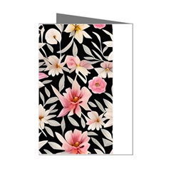 Botanical Flowers Mini Greeting Cards (pkg Of 8) by GardenOfOphir