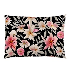 Botanical Flowers Pillow Case by GardenOfOphir