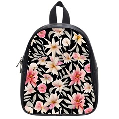 Botanical Flowers School Bag (small) by GardenOfOphir