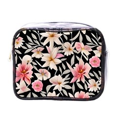 Botanical Flowers Mini Toiletries Bag (one Side) by GardenOfOphir