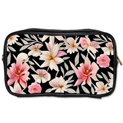 Botanical Flowers Toiletries Bag (two Sides) by GardenOfOphir