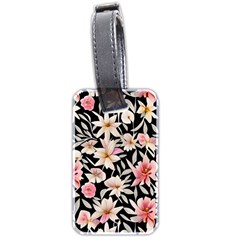 Botanical Flowers Luggage Tag (two Sides) by GardenOfOphir