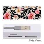 Botanical Flowers Memory Card Reader (Stick) Front