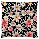 Botanical Flowers Large Cushion Case (One Side) Front