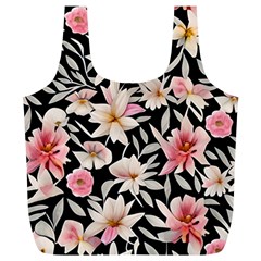 Botanical Flowers Full Print Recycle Bag (xl) by GardenOfOphir