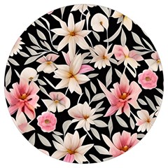 Botanical Flowers Round Trivet by GardenOfOphir