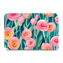 Blush Watercolor Flowers Plate Mats by GardenOfOphir