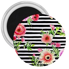 Blooming Watercolor Flowers 3  Magnets by GardenOfOphir