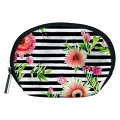 Blooming Watercolor Flowers Accessory Pouch (medium)