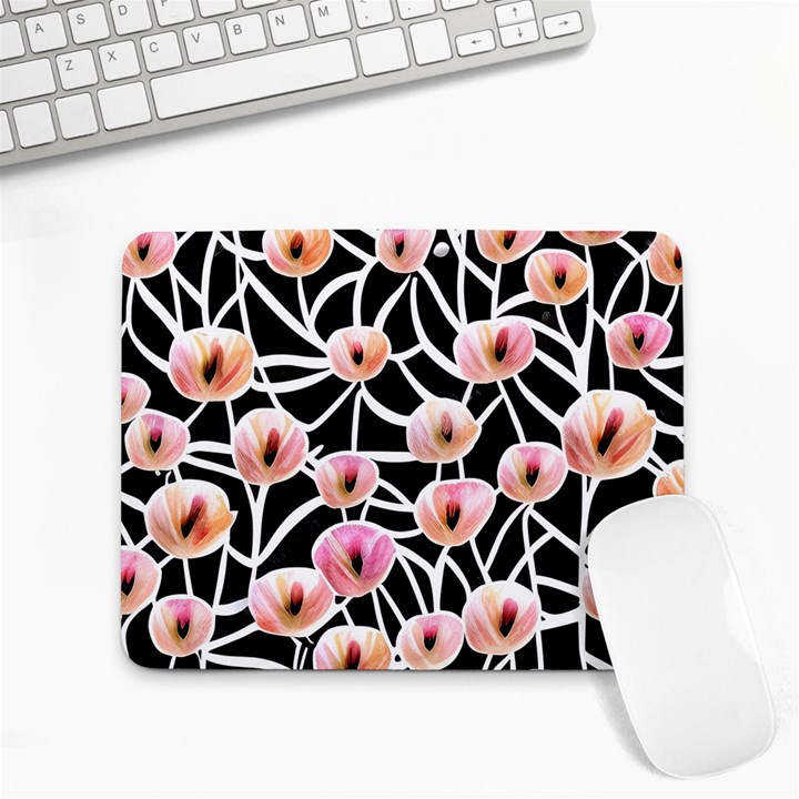 Cheery Watercolor Flowers Small Mousepad