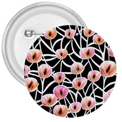 Cheery Watercolor Flowers 3  Buttons