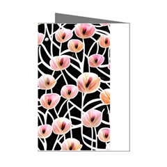 Cheery Watercolor Flowers Mini Greeting Cards (pkg Of 8)