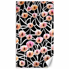 Cheery Watercolor Flowers Canvas 40  X 72  by GardenOfOphir