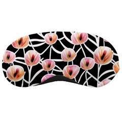 Cheery Watercolor Flowers Sleeping Mask by GardenOfOphir