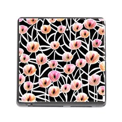 Cheery Watercolor Flowers Memory Card Reader (square 5 Slot) by GardenOfOphir