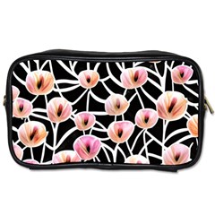 Cheery Watercolor Flowers Toiletries Bag (two Sides) by GardenOfOphir