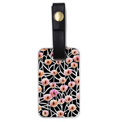 Cheery Watercolor Flowers Luggage Tag (one Side)