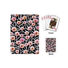 Cheery Watercolor Flowers Playing Cards Single Design (mini)