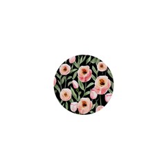 Captivating Watercolor Flowers 1  Mini Magnets by GardenOfOphir