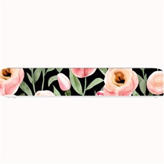 Captivating Watercolor Flowers Small Bar Mat