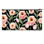 Captivating Watercolor Flowers Pencil Case Back