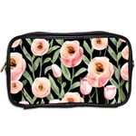 Captivating Watercolor Flowers Toiletries Bag (Two Sides) Back