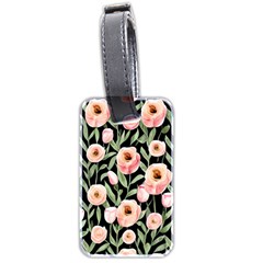 Captivating Watercolor Flowers Luggage Tag (two sides)