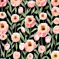 Captivating Watercolor Flowers Play Mat (rectangle) by GardenOfOphir