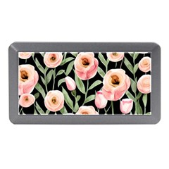 Captivating Watercolor Flowers Memory Card Reader (mini) by GardenOfOphir