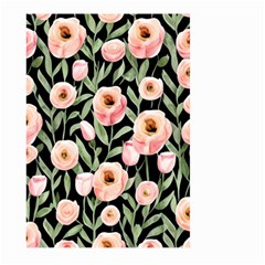 Captivating Watercolor Flowers Large Garden Flag (Two Sides)