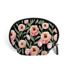 Captivating Watercolor Flowers Accessory Pouch (Small)