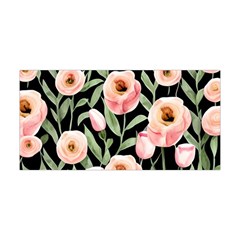 Captivating Watercolor Flowers Yoga Headband