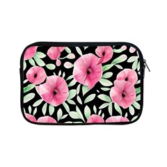 Watercolor Flowers Botanical Foliage Apple Ipad Mini Zipper Cases