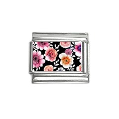 Cheerful Watercolor Flowers Italian Charm (9mm)