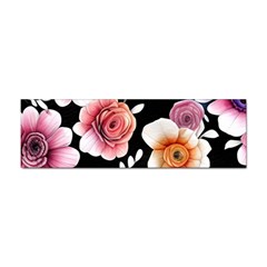 Cheerful Watercolor Flowers Sticker Bumper (10 Pack) by GardenOfOphir