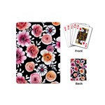 Cheerful Watercolor Flowers Playing Cards Single Design (Mini) Back