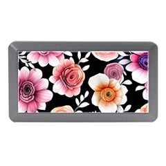 Cheerful Watercolor Flowers Memory Card Reader (mini) by GardenOfOphir