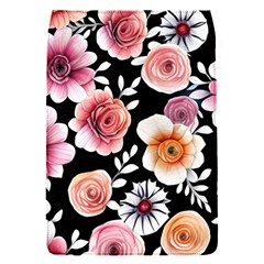 Cheerful Watercolor Flowers Removable Flap Cover (s) by GardenOfOphir