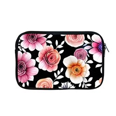 Cheerful Watercolor Flowers Apple Macbook Pro 13  Zipper Case by GardenOfOphir