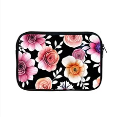 Cheerful Watercolor Flowers Apple Macbook Pro 15  Zipper Case by GardenOfOphir